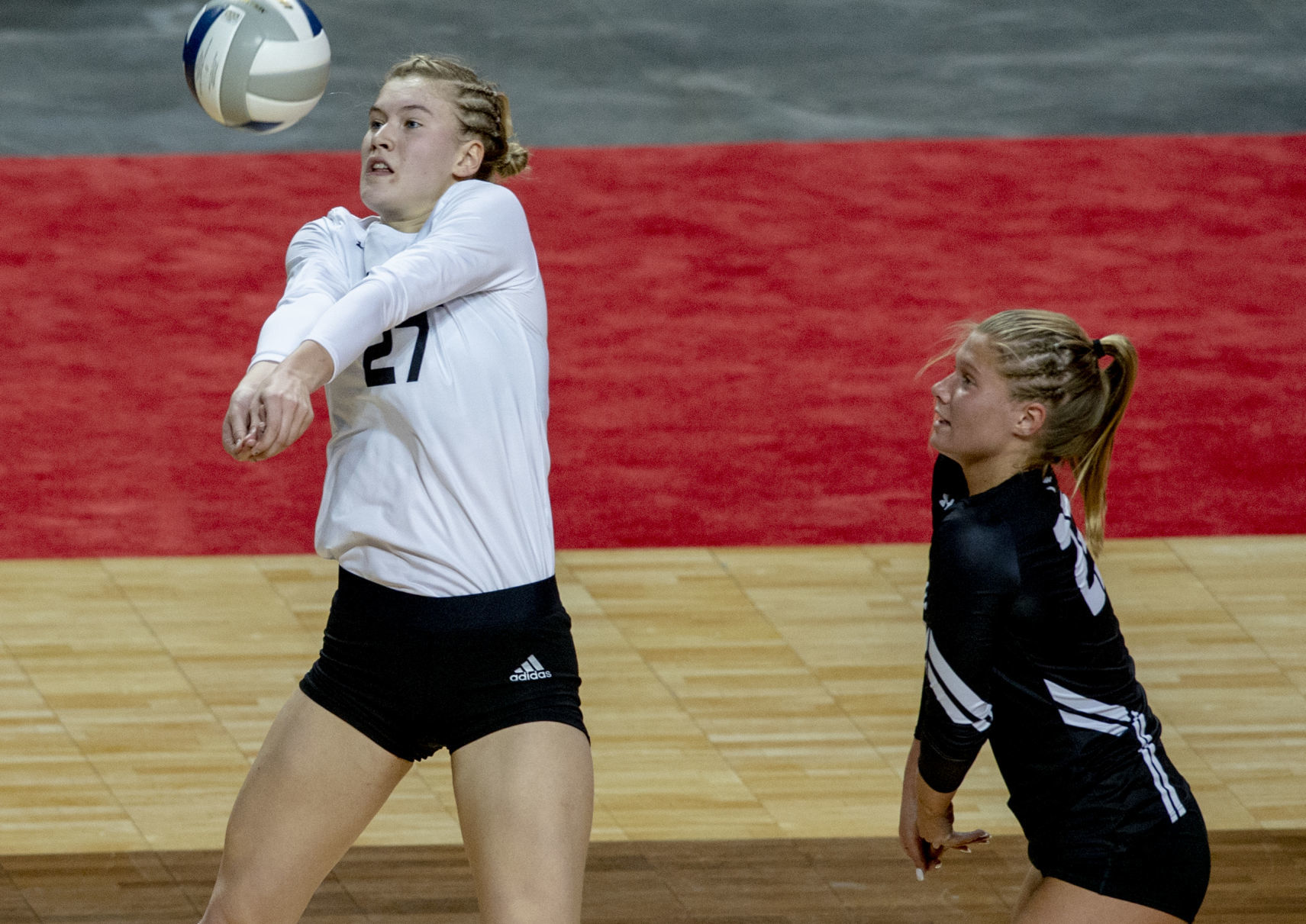 Class B state volleyball, Norris vs. Omaha Skutt, 11.8